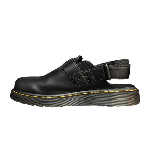 Dr. Martens Jorge II Leather Slingback Clog Black Sandals, 9/M 10/W WORN ONCE - Picture 2 of 10